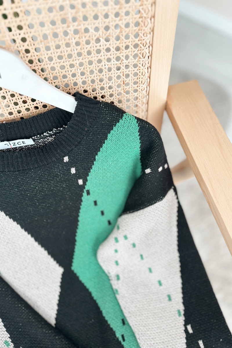 Menç Green Knitwear Sweater 