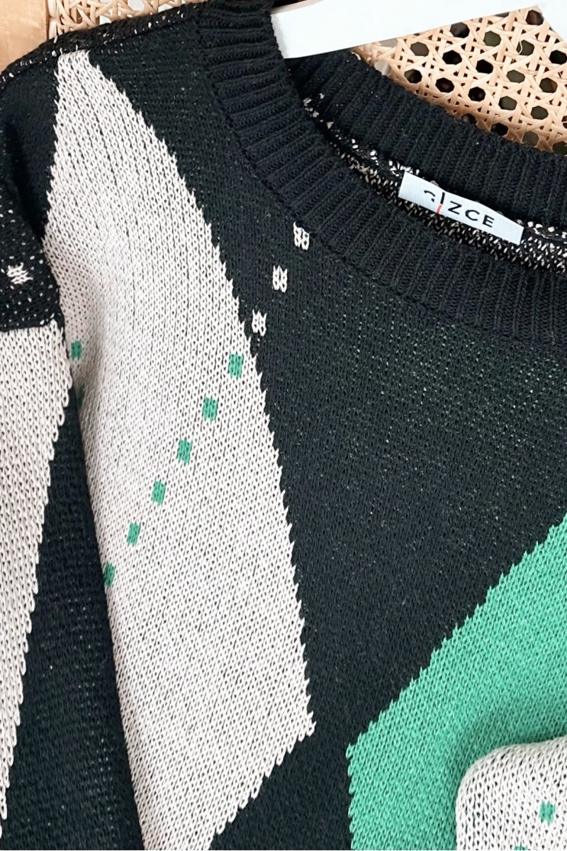 Menç Green Knitwear Sweater 