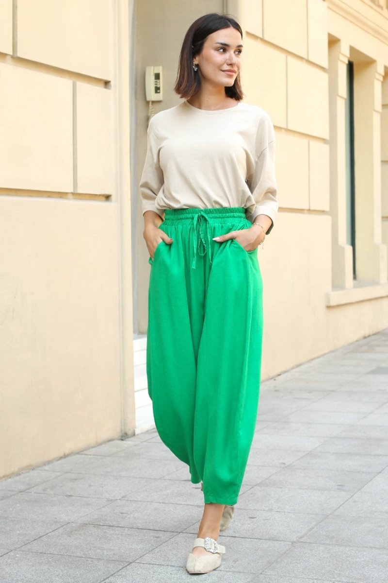 Jiimy Green Baggy Pants