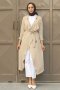 Asante Beige Trench Coat