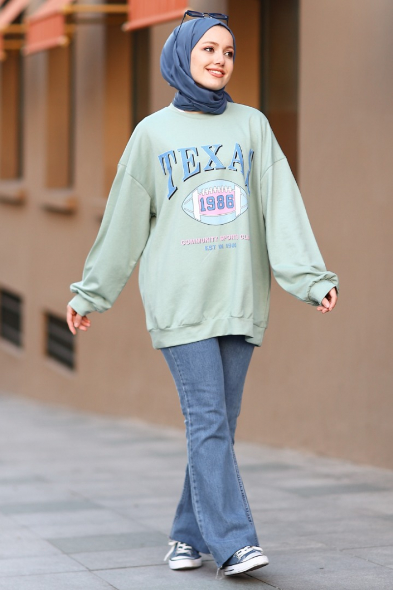 Texas Mint Green Sweatshirt