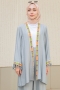 Orsina Gray Kimono Suit