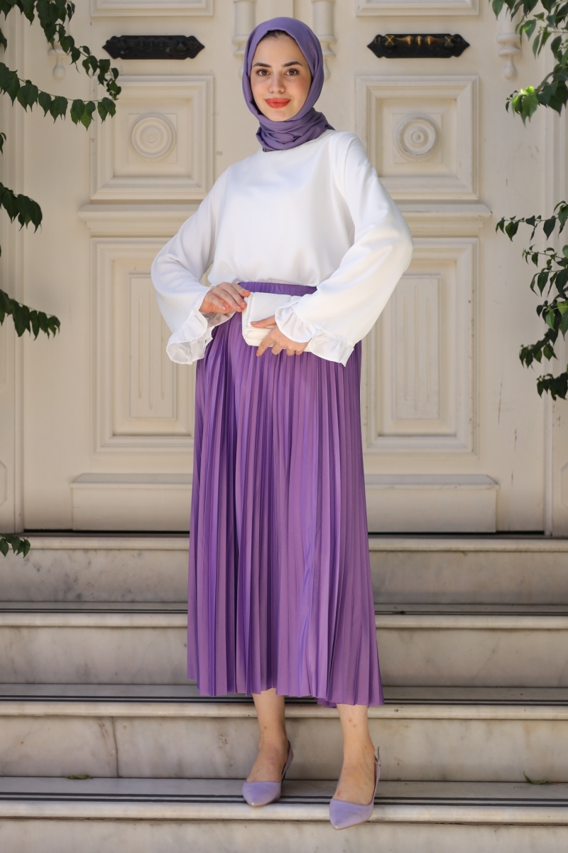 Deta Lilac Skirt 