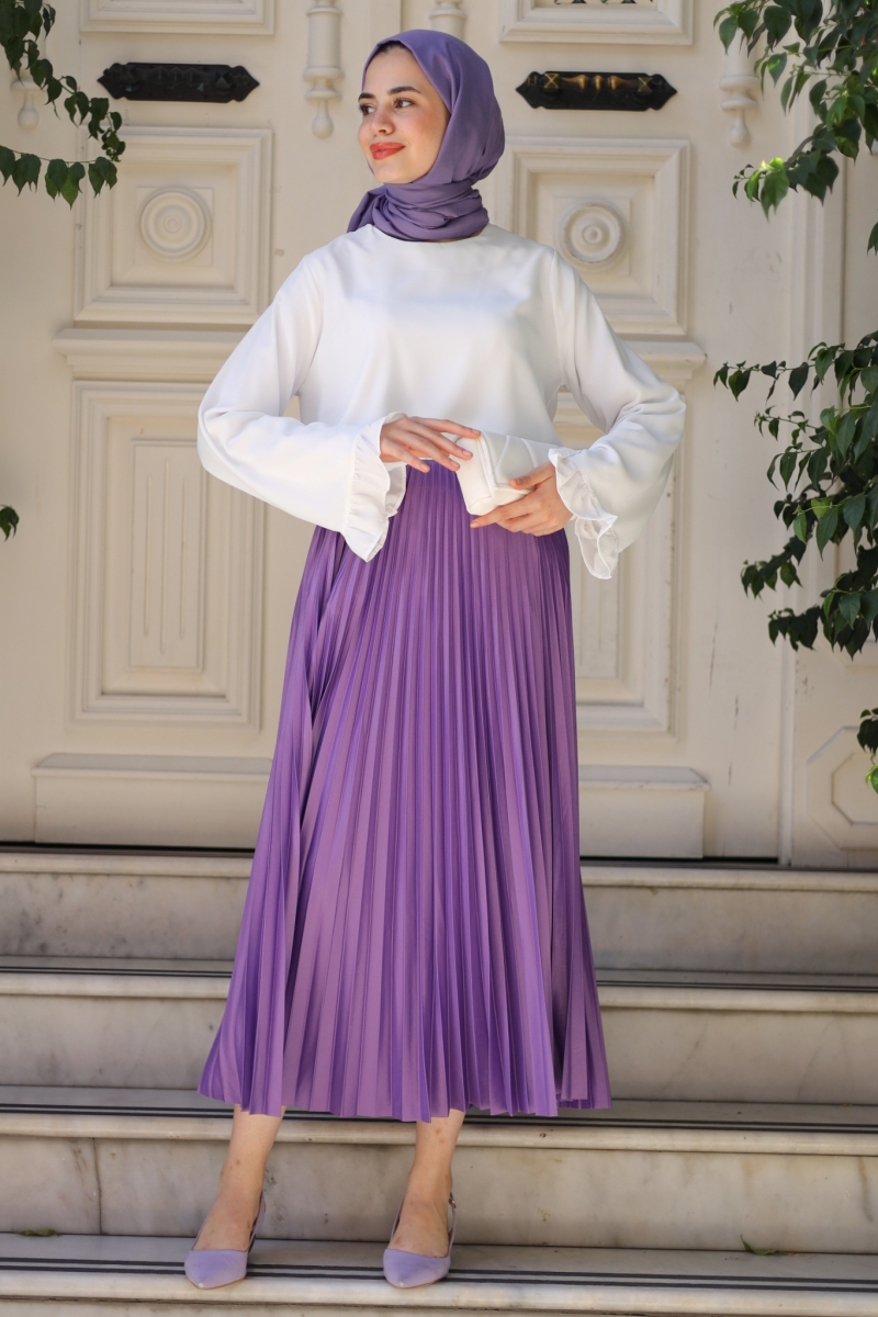 Deta Lilac Skirt 