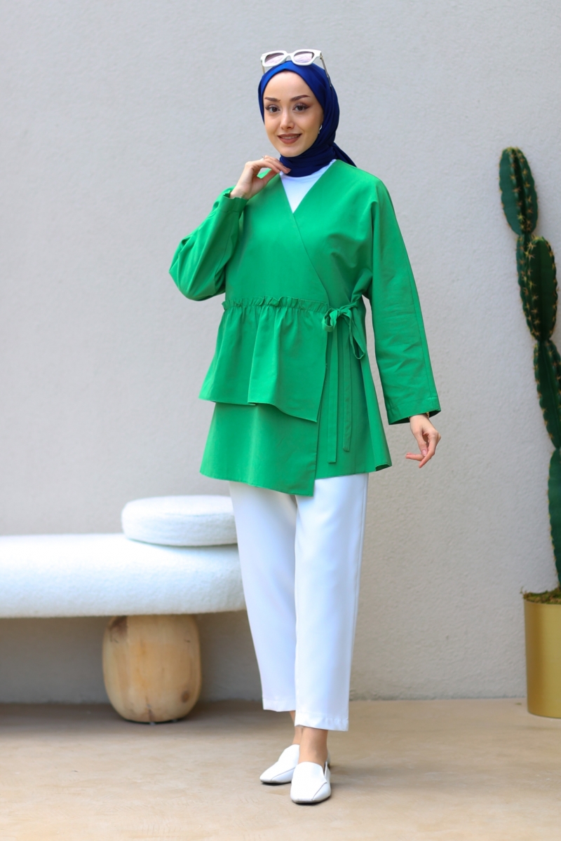 Drake Green Tunic