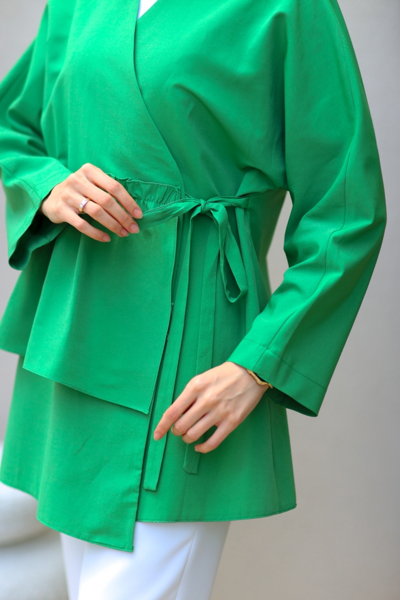 Drake Green Tunic