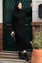 Hansy Black Knitwear Dress 