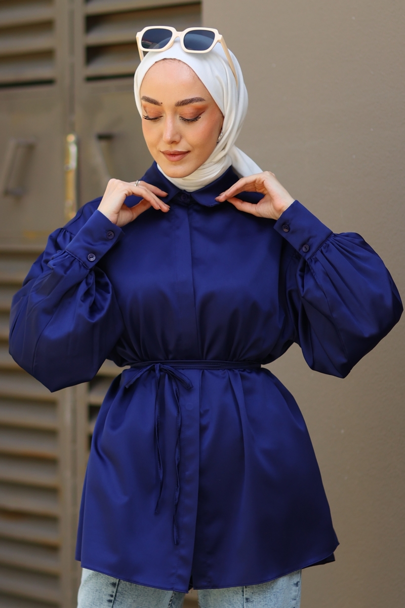 Mais Navy Blue Tunic