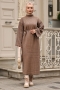 Mono Camel Knitwear Dress 