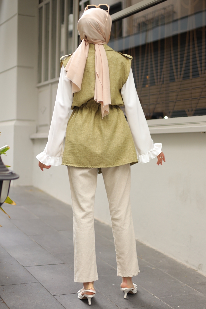 Parla Khaki Vest