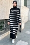 Ases Black Knitwear Dress