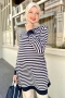 Cute Navy Blue Tunic