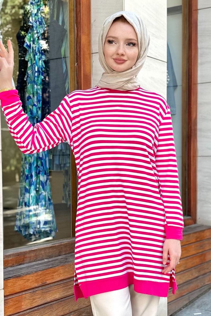 Cute Pembe Tunik  