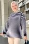 Dalton Navy Blue Striped Tunic 