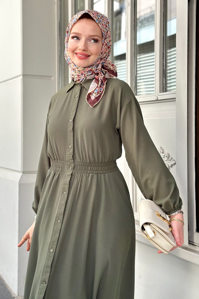 Elar Khaki Dress 