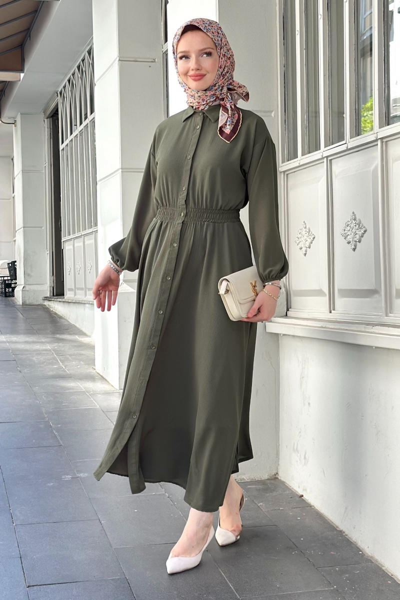 Elar Khaki Dress 