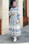 Erna Lilac Linen Dress