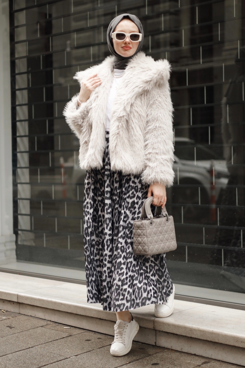 Jully Stone Faux Fur