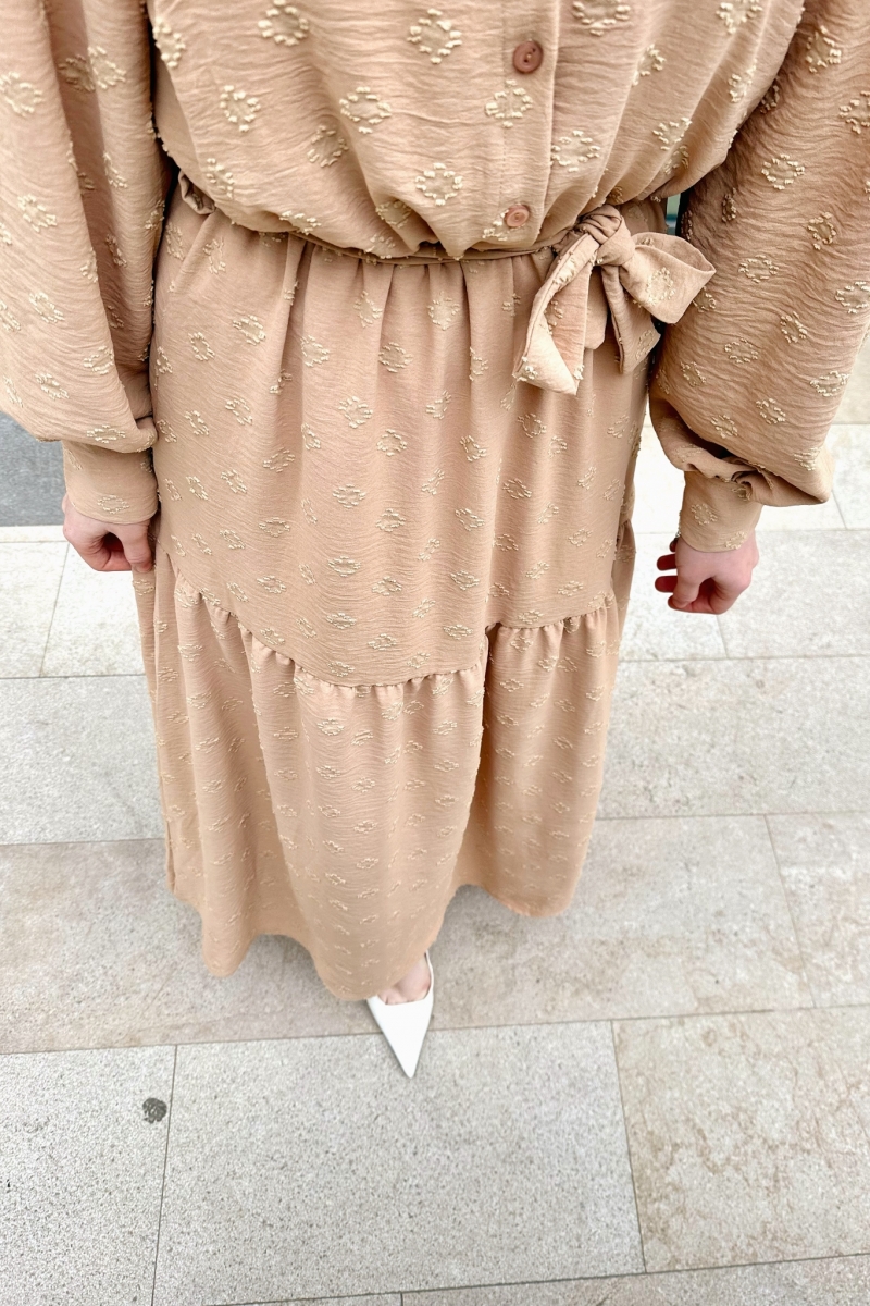 Karis Camel Dress