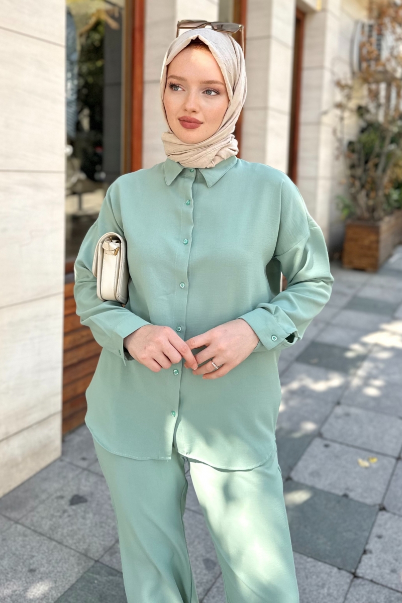 Liva Mint Green Suit 