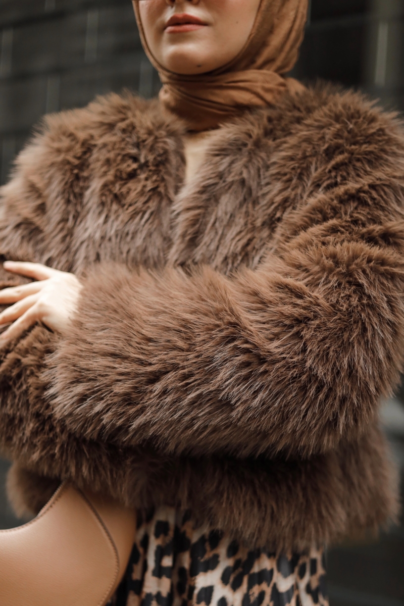 Mali Brown Faux Fur