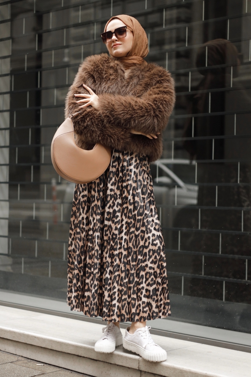 Mali Brown Faux Fur