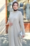 Mave Beige Knitwear Dress