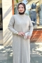 Mave Beige Knitwear Dress