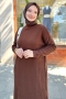 Mave Brown Knitwear Dress 