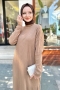 Mave Camel Knitwear Dress 