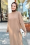 Mave Camel Knitwear Dress 