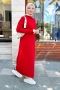 Mave Red Knitwear Dress 