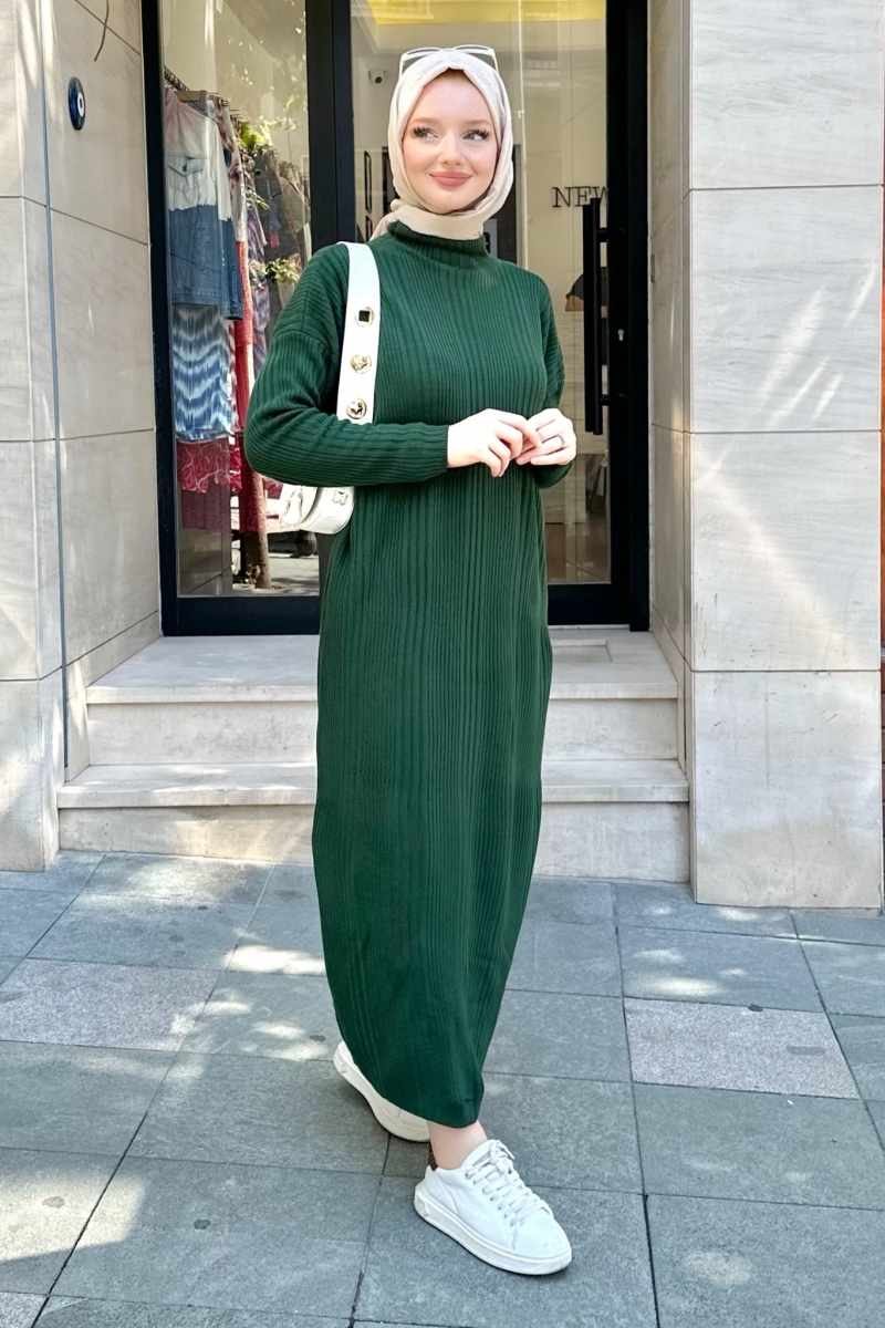 Mave Green Knitwear Dress 