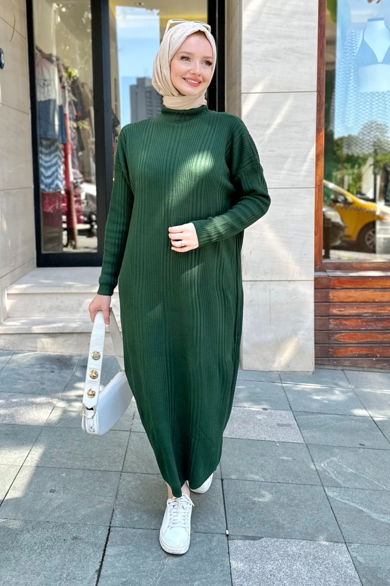 Mave Green Knitwear Dress 