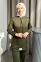 Maxi Khaki Suit