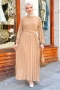 Melan Camel Dress