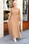 Melan Camel Dress