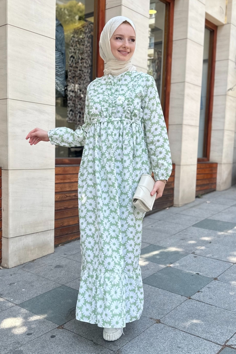 Milos Green Dress 