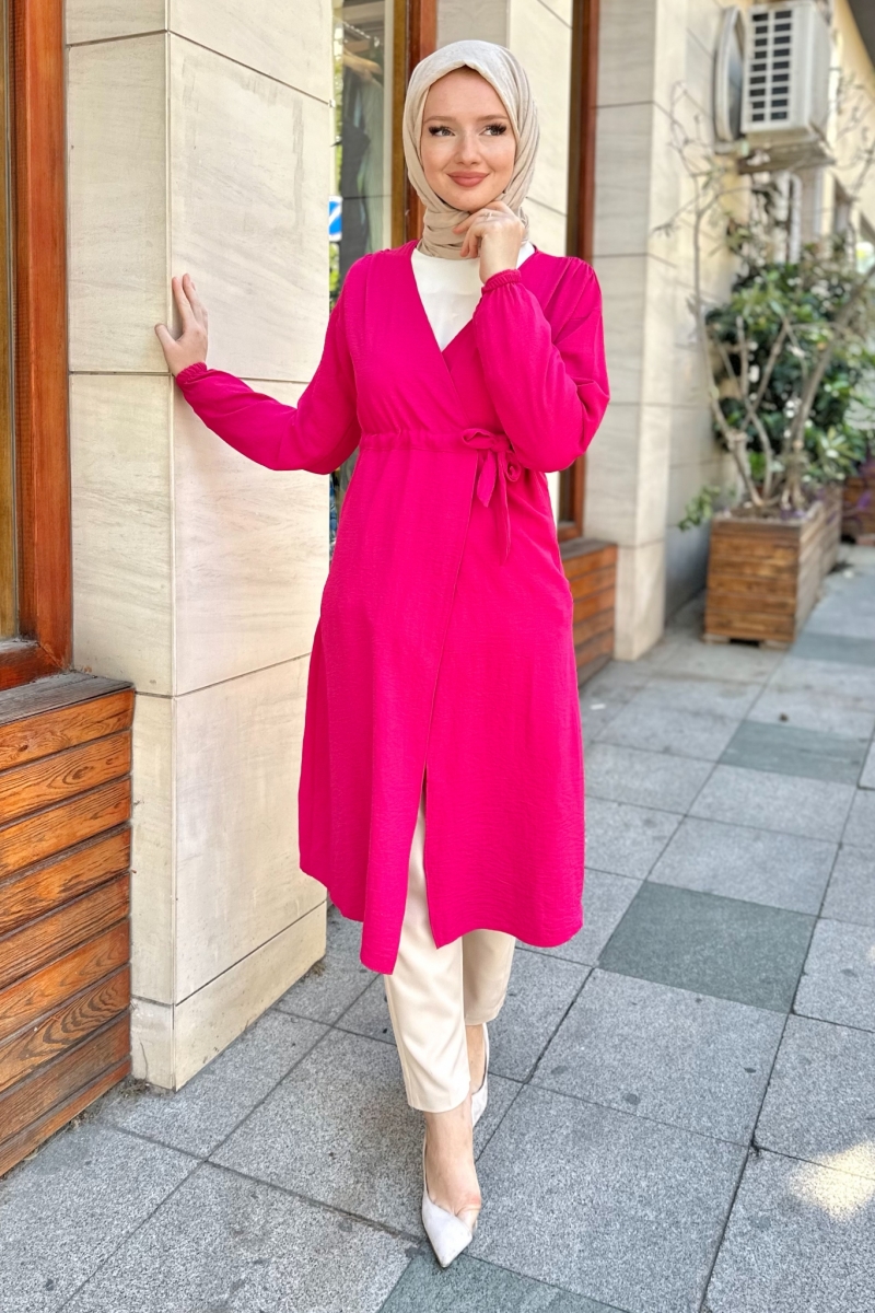 Misma Pembe Kimono 