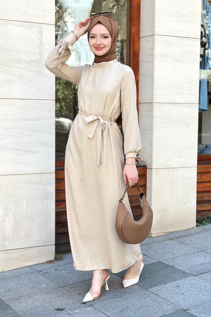 Navel Beige Dress