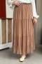 Nefel Camel Skirt   