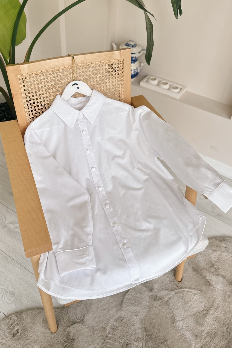 Noode White Tunic