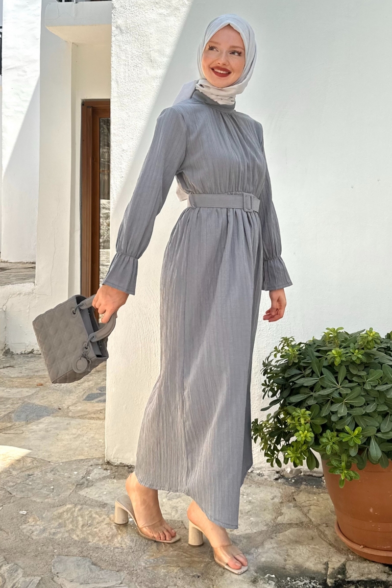 Ola Gray Dress 