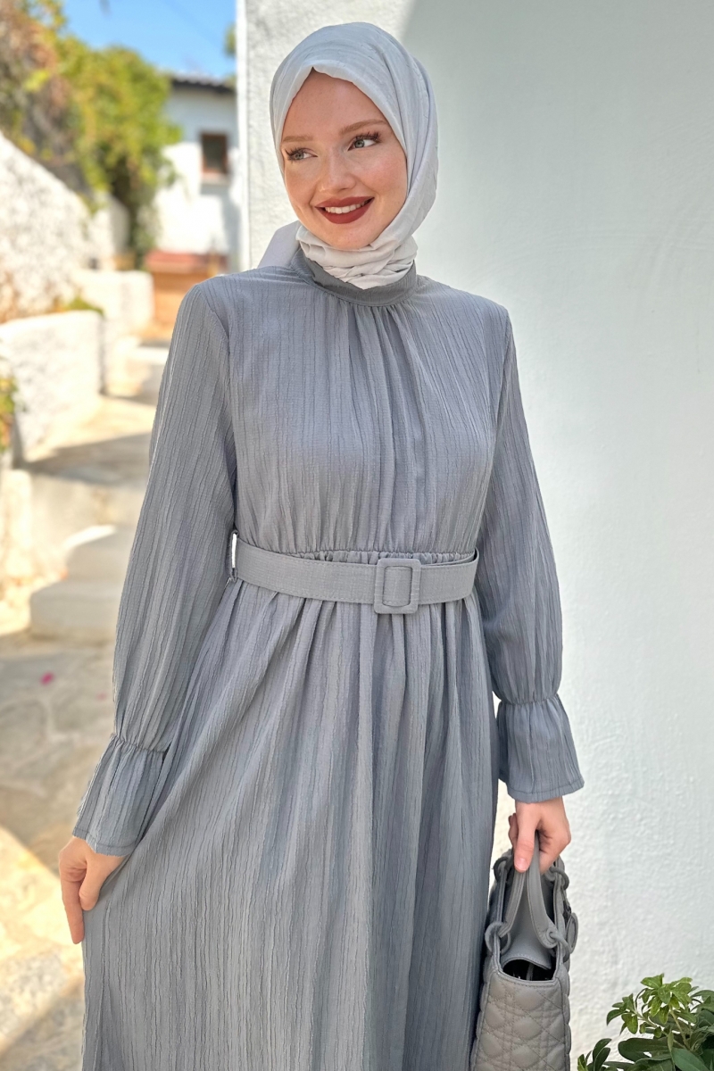 Ola Gray Dress 