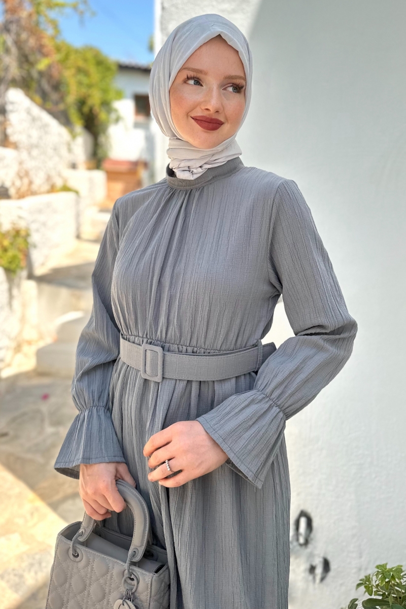 Ola Gray Dress 