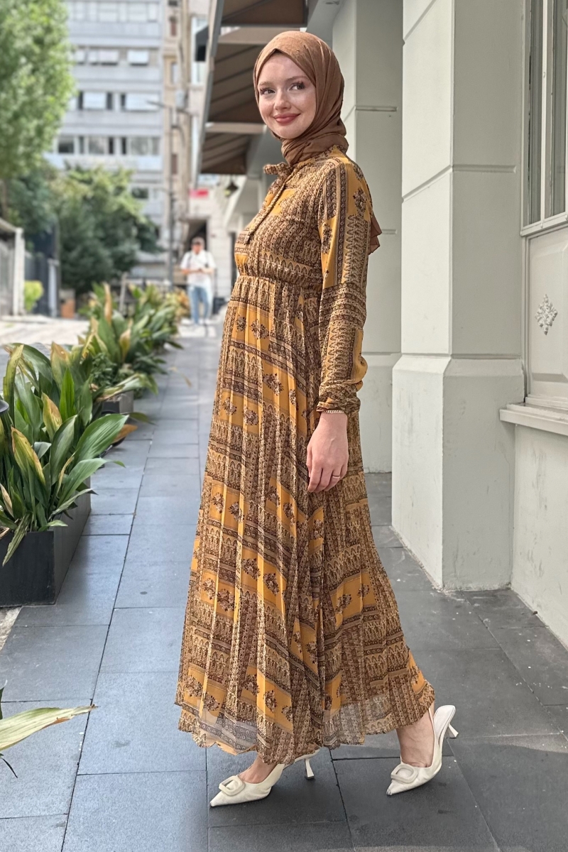 Sera Mustard Dress