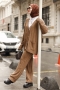 Shak Camel Knitwear Set