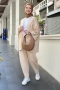 Vania Beige Kimono Suit 