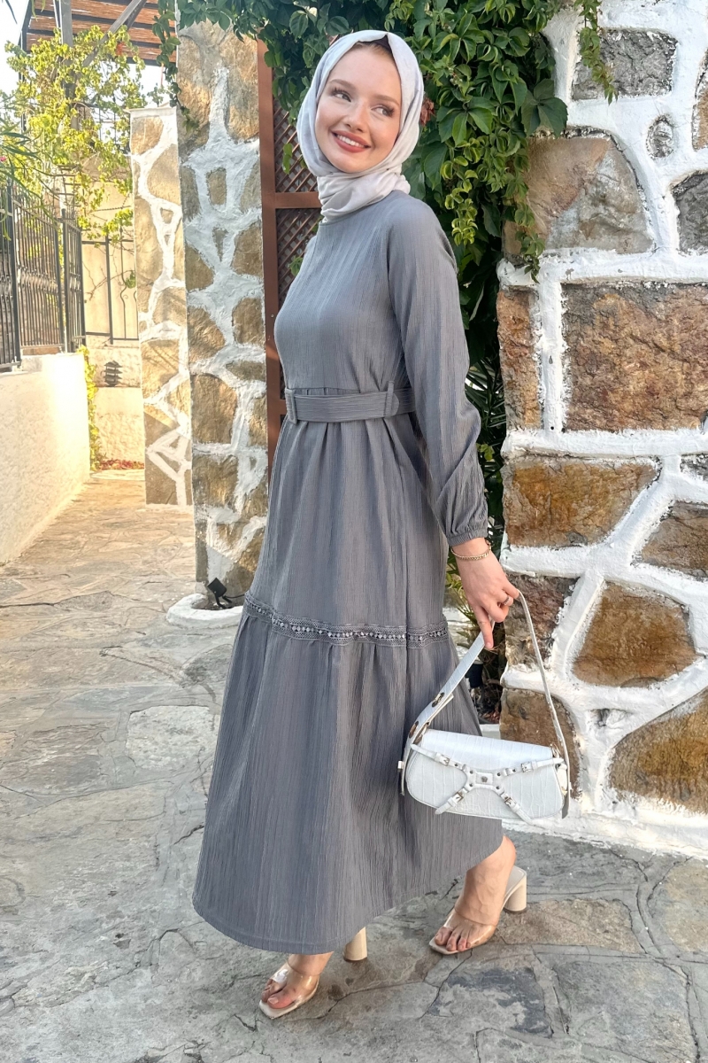 Venna Gray Dress 