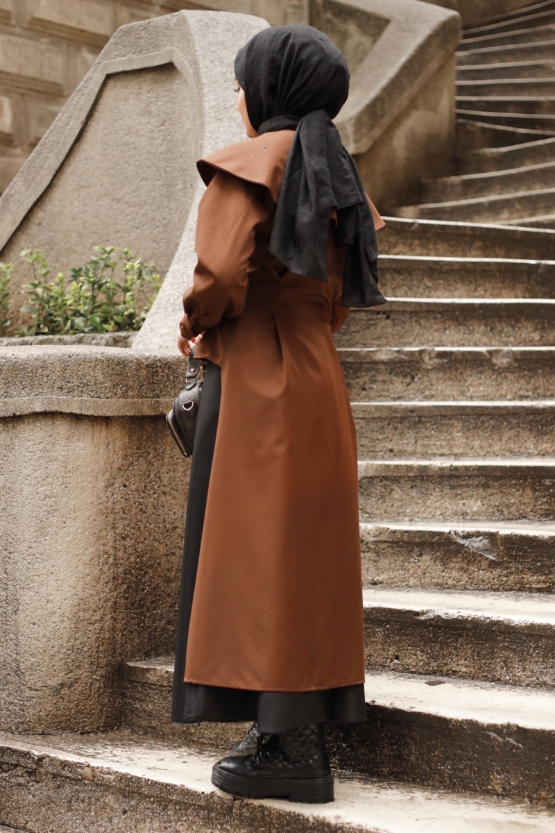 Leor Brown Trench Coat